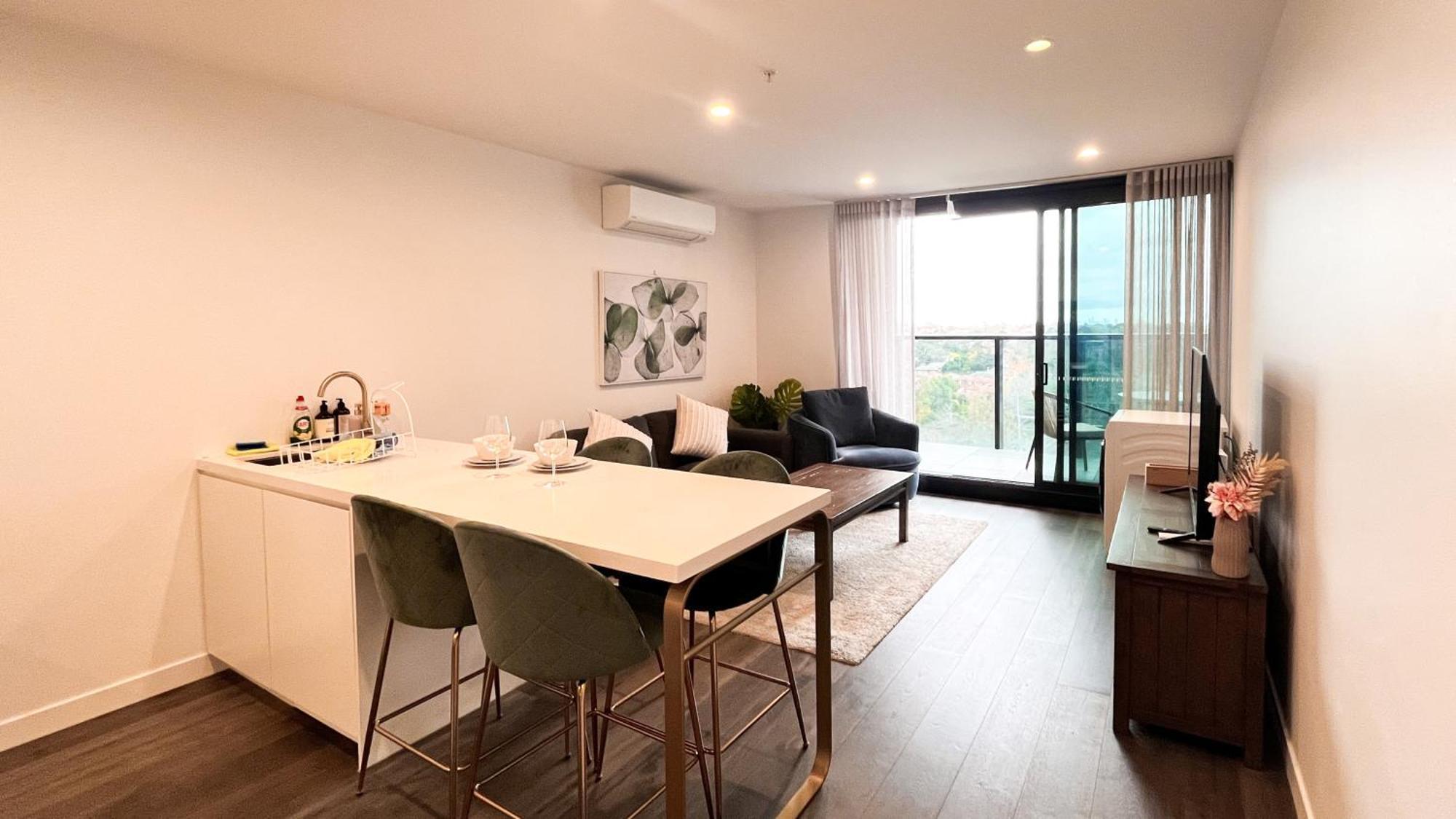 Apartment Next To Public Station, Boxhill Central, 2 Bedrooms, Free Parking And Wifi 박스 힐 외부 사진